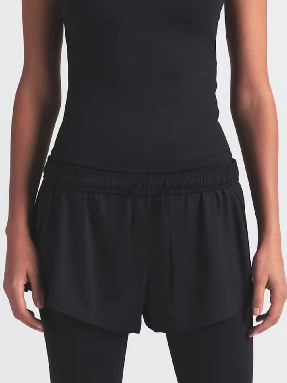 NWT Skims x Nike Skims Women’s Airy Mini Short in ‘Obsidian’